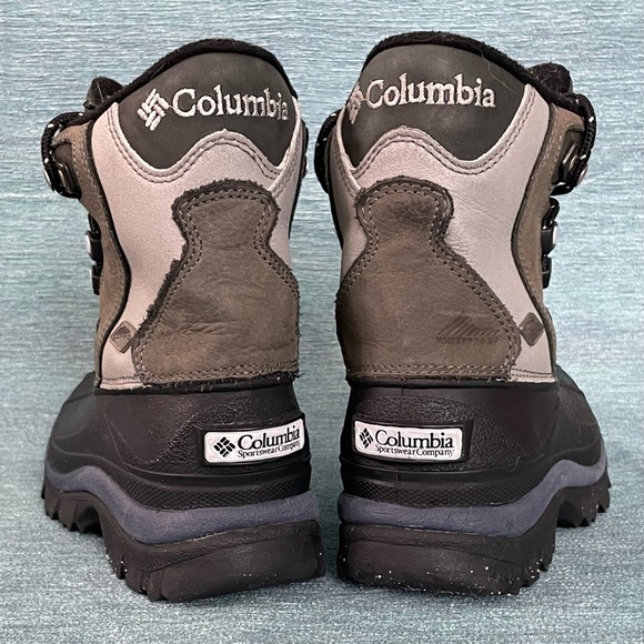 Columbia Gray Insulated Omnitech Waterproof Nisqually Winter Boot Size 6.5 - Picture 11 of 16